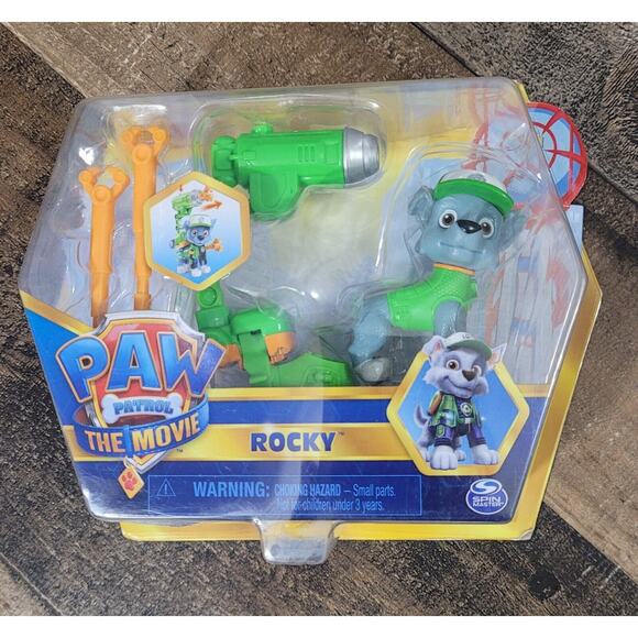 Paw Patrol The Movie Rocky Action Figure XMAS GIFT‎ New In Box - Picture 1 of 3